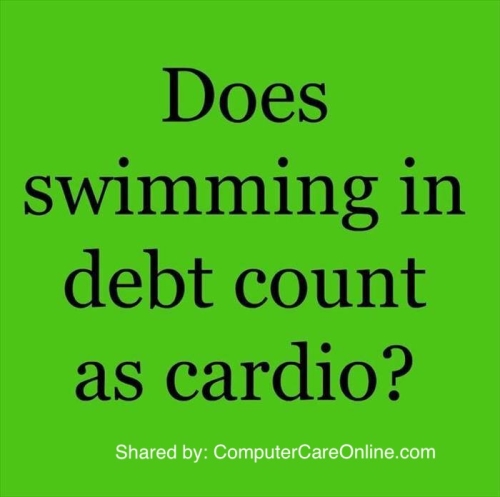 Does Swimming in Debt Count As Cardio?